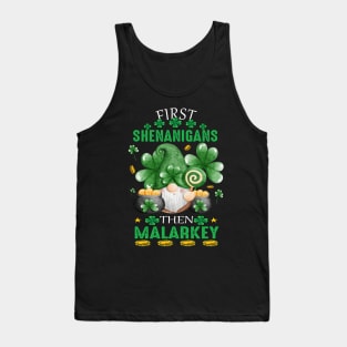 Funny Shirt, shenanigans and malarkey shirt, prone to shenanigans and malarkey Tank Top